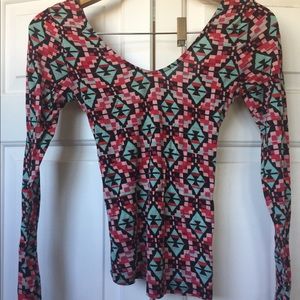 Sexy cross back Kirra shirt size small